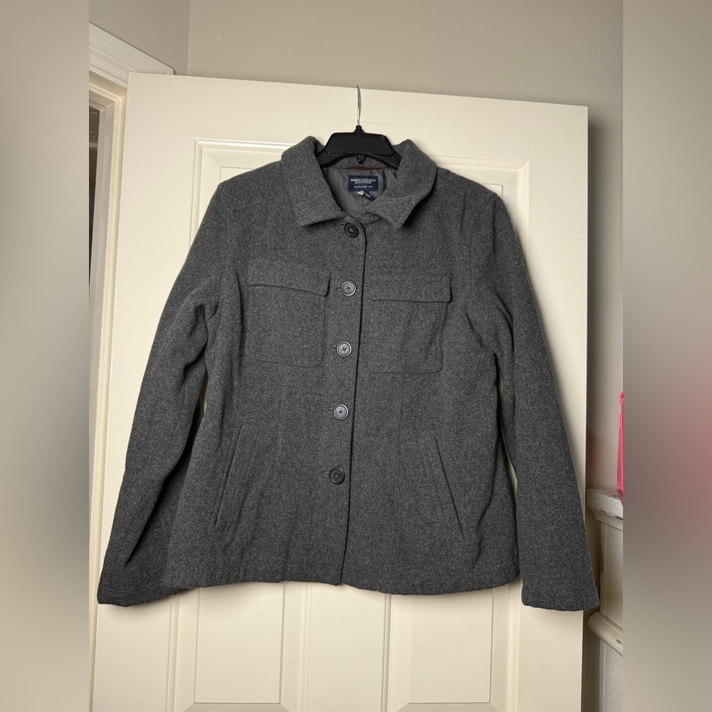 American Eagle Outfitters vintage gray wool blend jacket